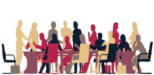 decorative image of people in meeting