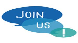 decorative join us speech bubbles