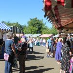 People at the first Torrance Market