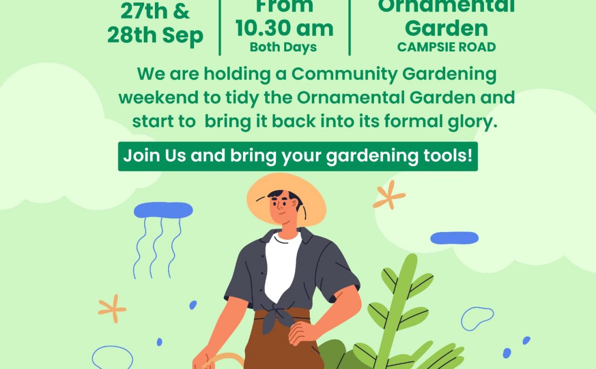 Bring Your Spade Day 27th & 28th September from 10.30 at the Ornamental Garden