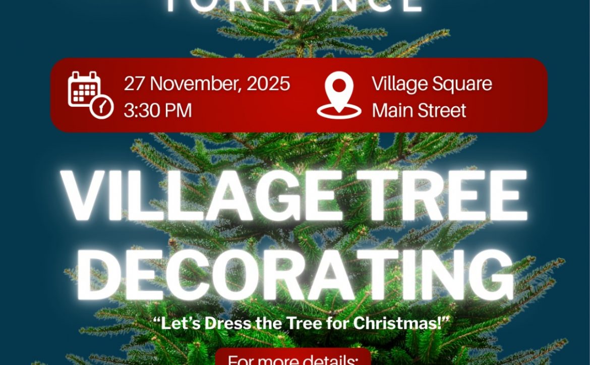 Tree Decorating 27th November from 3.30 at the village square